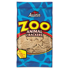 Austin® Zoo Animal Crackers, Original, 2 oz Pack, 80/Carton