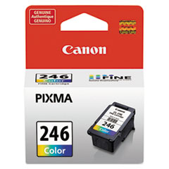 Canon® 8281B001 (CL-246) ChromaLife100+ Ink, 180 Page-Yield, Tri-Color