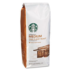Starbucks® Whole Bean Coffee, Pike Place Roast, 1 lb Bag