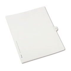 Avery® Allstate-Style Legal Exhibit Side Tab Divider, Title: 37, Letter, White, 25/Pack