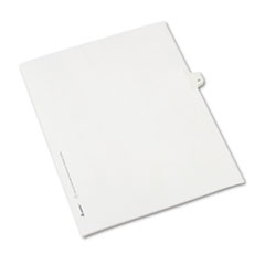 Avery® Allstate-Style Legal Exhibit Side Tab Divider, Title: 41, Letter, White, 25/Pack