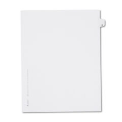 Avery 01019 Legal Exhibit Side Tab Divider Title: 19 Letter Size White 25/PK 