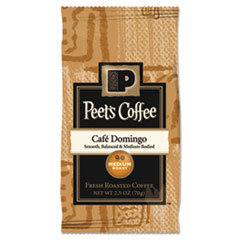 Peet's Coffee & Tea® Coffee Portion Packs, Cafe Domingo Blend, 2.5 oz Frack Pack, 18/Box