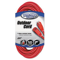 CCI® Vinyl Indoor-Outdoor Extension Cord, 50ft, Red