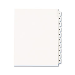Avery® Allstate-Style Legal Exhibit Side Tab Dividers, 10-Tab, I-X, Letter, White