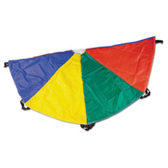 Champion Sports Nylon Multicolor Parachute, 6ft diameter, 8 Handles