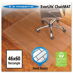 ES Robbins® 46x60 Rectangle Chair Mat, Economy Series for Hard Floors