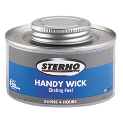 Sterno® Handy Wick Chafing Fuel, Methanol, 4 Hour Burn, 4.84 oz Can, 24/Carton