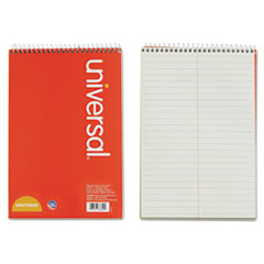 Universal® Steno Book, Gregg Rule, 6 x 9, Green, 60 Sheets