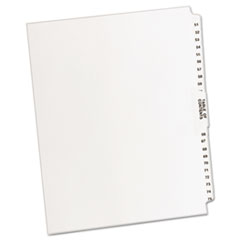 Avery® Avery-Style Legal Exhibit Side Tab Divider, Title: 51-75, Letter, White