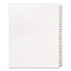 Avery® Allstate-Style Legal Exhibit Side Tab Dividers, 25-Tab, 76-100, Letter, White