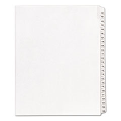 Avery® Allstate-Style Legal Exhibit Side Tab Dividers, 25-Tab, 101-125, Letter, White