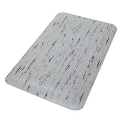 Crown Cushion-Step Surface Mat, 24 x 36, Spiffy Vinyl, Gray