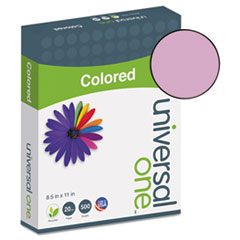 Universal® Deluxe Colored Paper, 20 lb Bond Weight, 8.5 x 11, Orchid, 500/Ream