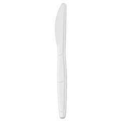 Dixie® SmartStock Plastic Cutlery Refill, Knife, 6.3", Series-B Mediumweight, White, 40/Pack, 24 Packs/Carton