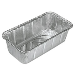 HFA® Aluminum Baking Pan, #2 Loaf, 2 lb Capacity, 8 x 3.88 x 2.59, 200/Carton