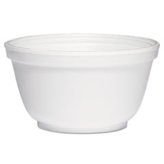 Dart® Foam Bowls, 10 oz, White, 50/Pack, 20 Packs/Carton
