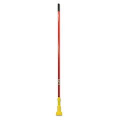 Rubbermaid® Commercial Gripper Fiberglass Mop Handle, 1" dia x 60", Red/Yellow