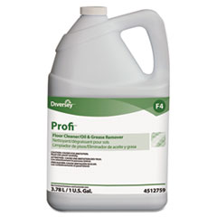 Diversey™ Profi Floor Cleaner and Grease Remover, Liquid, 1 gal Bottle, 4/Carton