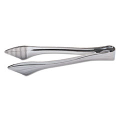 WNA Reflections Heavyweight Plastic Utensils, Serving Tongs, Silver