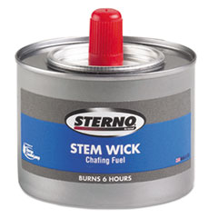 Sterno® Chafing Fuel Can With Stem Wick, Methanol,1.89g, Six-Hour Burn, 24/Carton