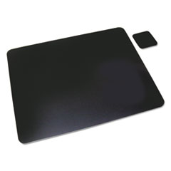 Artistic® Leather Desk Pad with Coaster