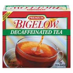 Bigelow® Single Flavor Tea, Decaffeinated Black, 48 Bags/Box