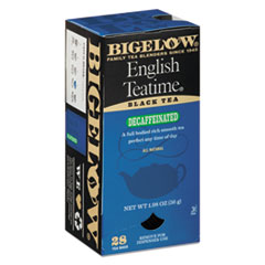 Bigelow® Single Flavor Tea Decaf, English Teatime, 28/Box