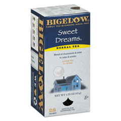 Bigelow® Single Flavor Tea, Sweet Dreams, 28/Box