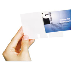 Durable® VISIFIX Double-Sided Business Card Sleeves, 40/Pack