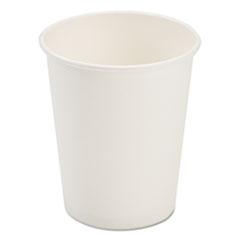 Pactiv Evergreen Dopaco Paper Hot Cups, 8 oz, White, 50/Bag, 20 Bags/Carton