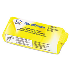 Quartet® GhostDuster Dry Erase Board Eraser w/16 Wipes, Cellulose, 6 1/4 x 9 1/4 x 5 3/4
