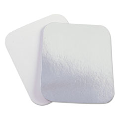 HFA® Laminated Board Lid, 7 x 5, Silver/White, Aluminum, 500/Carton