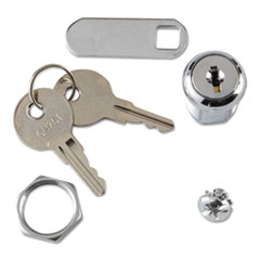 Rubbermaid® Commercial Replacement Lock & Key for Locking Janitor Cart Cabinet