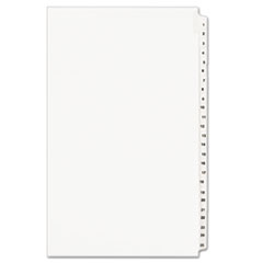 Avery® Avery-Style Legal Exhibit Side Tab Divider, Title: 1-25, 14 x 8 1/2, White