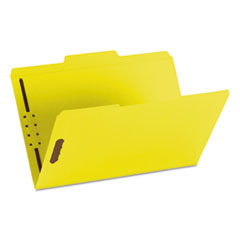 17940 50 per Box Smead Fastener File Folder Yellow Reinforced 1/3-Cut Tab 2 Fasteners Legal Size 