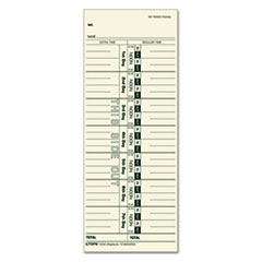 Acroprint/cincinnati/lathem/s
implex/stromberg Time Card 3
1/2 X 9, 500/box