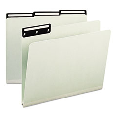 Smead™ Recycled Heavy Pressboard File Folders With Insertable Metal Tabs