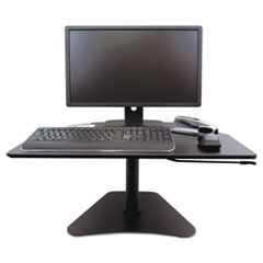 Victor® High Rise Adjustable Stand-Up Desk, 28 x 23 x 16 3/4, Black