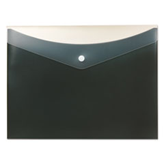Pendaflex® Poly Snap Envelope, Snap Closure, 8.5 x 11, Charcoal
