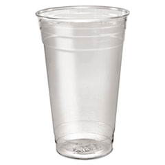 Dart® Ultra Clear PETE Cold Cups, 24 oz, Clear, 50/Sleeve, 12 Sleeves/Carton
