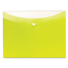 Pendaflex® Poly Snap Envelope, Snap Closure, 8.5 x 11, Limeade