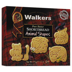 Walkers Shortbread Animal Cookies, 6.2 oz Box