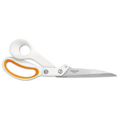 Fiskars® Amplify Mixed Media Shears, 10" Length, Pointed, White/Orange