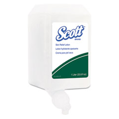 Scott® Skin Relief Lotion, 1 L Bottle, Fragrance Free, 6/Carton