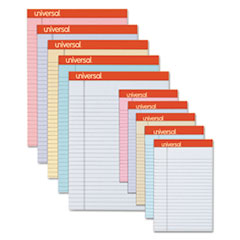 Universal® Colored Perforated Ruled Writing Pads