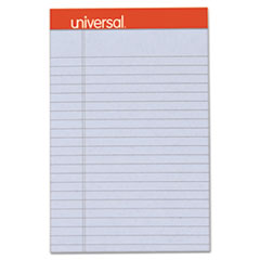 Universal® Fashion Colored Perforated Note Pads, 5 x 8, Legal, Orchid, 50 Sheets, 6/Pack