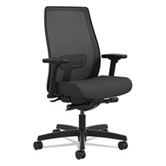 HON® Endorse Mesh Mid-Back Work Chair, Supports Up to 300 lb, 17.5" to 21.75" Seat Height, Black