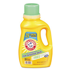 Arm & Hammer™ HE Compatible Liquid Detergent, Unscented, 50 oz Bottle
