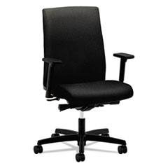 HON® Ignition Series Mid-Back Work Chair, Supports Up to 300 lb, 17" to 22" Seat Height, Black